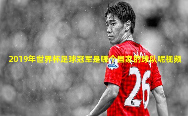 2019年世界杯足球冠军是哪个国家的球队呢视频