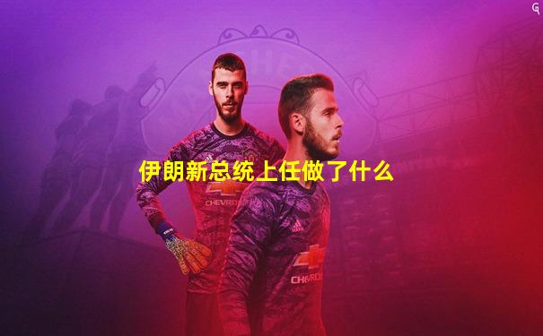 伊朗新总统上任做了什么