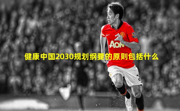 健康中国2030规划纲要的原则包括什么