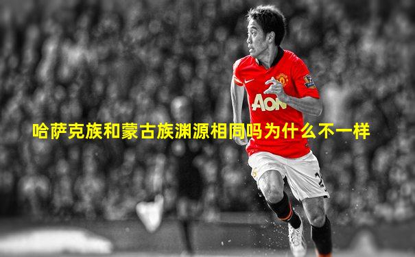 哈萨克族和蒙古族渊源相同吗为什么不一样