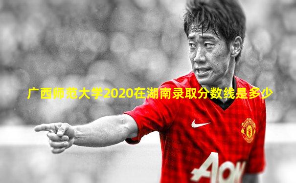 广西师范大学2020在湖南录取分数线是多少