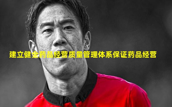 建立健全药品经营质量管理体系保证药品经营